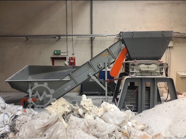 Satrind K10/50, Shredder mit Förderband