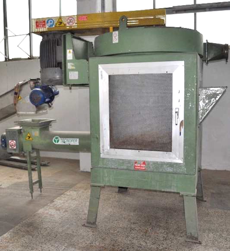 TECNOFER CD 850 × 1500, Waschzentrifuge